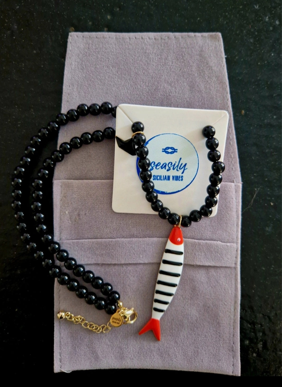 COLLANA BEADS SARDINA