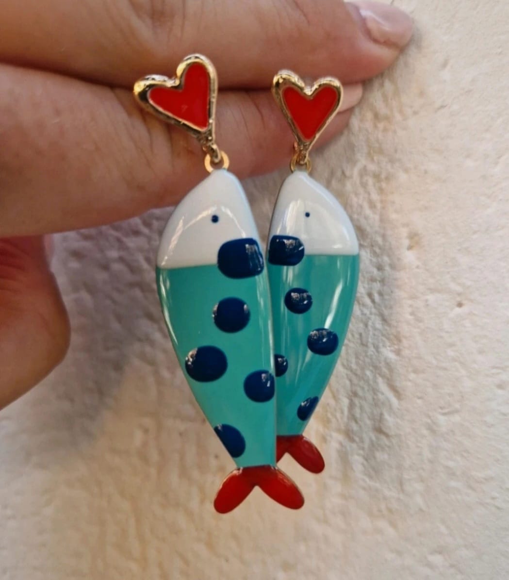 ORECCHINI PESCE PAGLIACCIO