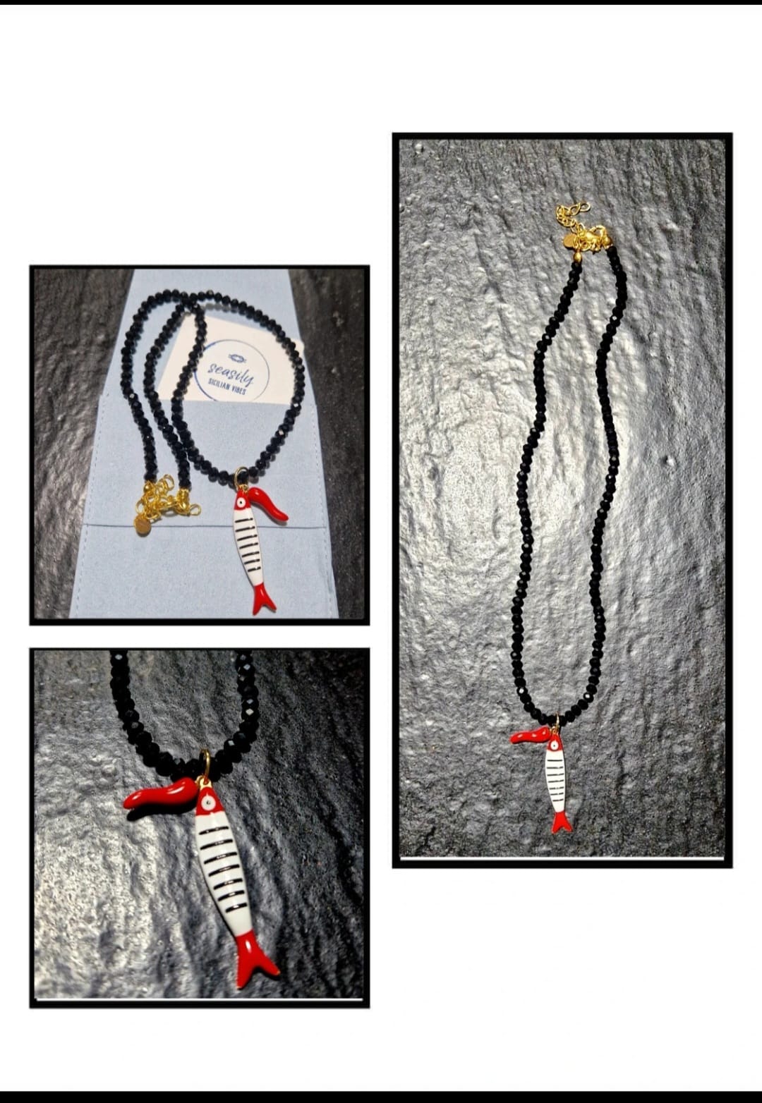 COLLANA LUCKY SARDINA