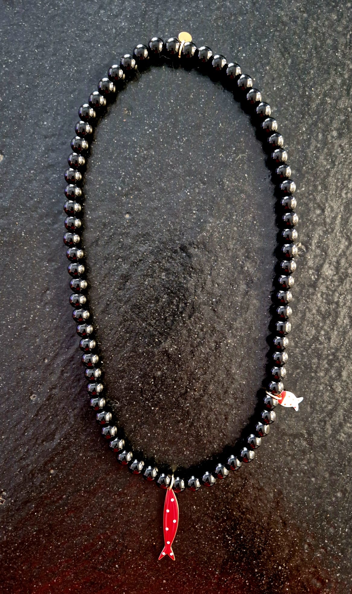 COLLANA BEADS BLACK
