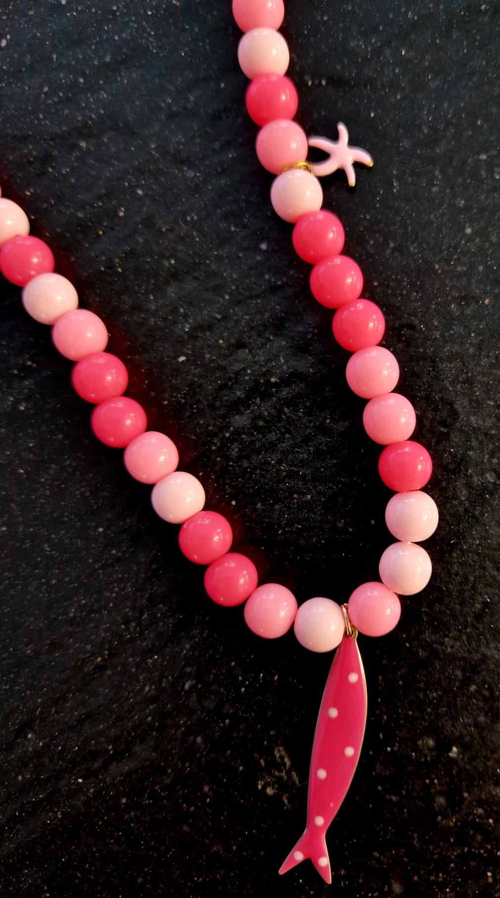 COLLANA BEADS PINK