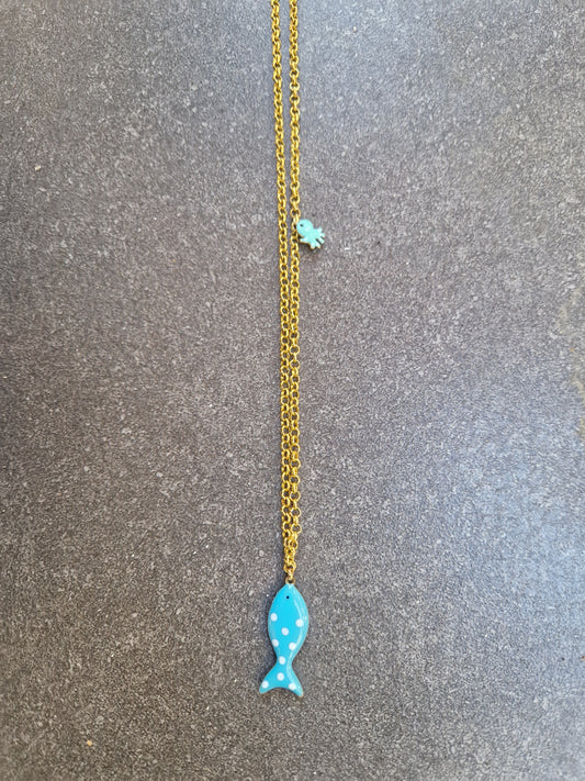 collana lunga Turquoise