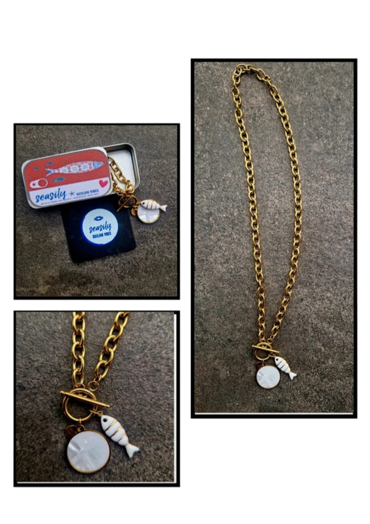 COLLANA TAG CIRCLE